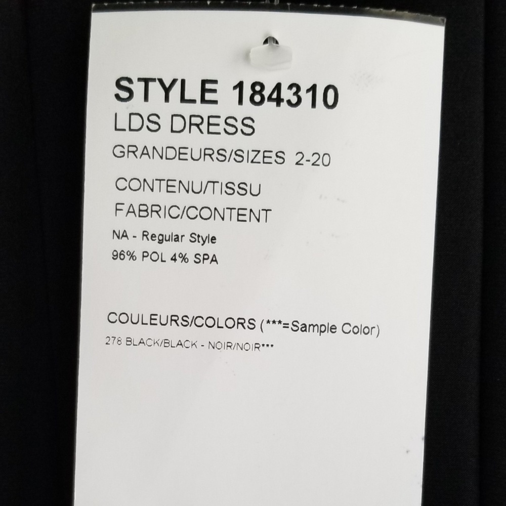 NWT JOSEPH RIBKOFF Black Off Shoulder Size 10 - Picture 7 of 8